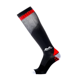 Calzini a compressione da uomo McDavid Elite Active Compression Socks 8842 Black/Scarlet