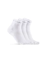 Calzini Craft Core Dry Mid 3-Pack White  40-42