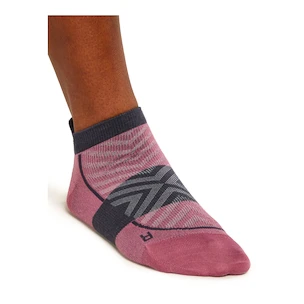 Calzini da donna Icebreaker Merino Run+ Ultralight Micro Deco/Graphite