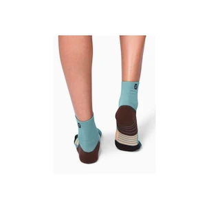 Calzini da donna On  Mid Sock Sea/Rosebrown  L