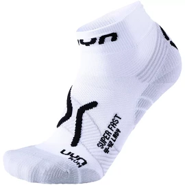 Calzini da donna UYN RUN SUPER FAST SOCKS White/Black