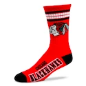 Calzini For Bare Feet  4 Stripes Crew NHL Chicago Blackhawks  EUR 43-48