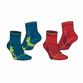 Calzini Inov-8 Trailfly Trailfly Sock Mid Blue/Red