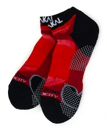 Calzini Karakal Socks Quad Density X4 Trainer Red/Black-41-47