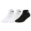 Calzini Mizuno  Training Mid 3Pairs Black/White  S