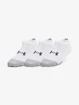 Calzini per bambini Under Armour  3pk No Show Yth-WHT