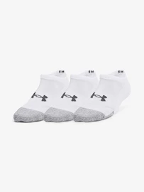 Calzini per bambini Under Armour 3pk No Show Yth-WHT