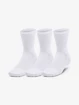 Calzini Under Armour  3-Maker 3pk Mid-Crew-WHT