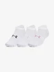 Calzini Under Armour  Essential No Show 3pk-WHT