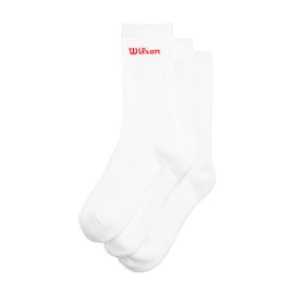 Calzini Wilson Crew Logo Sock 3 Pack Bright White