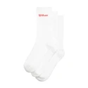 Calzini Wilson  Crew Logo Sock 3 Pack Bright White  S