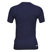 Camicia a compressione da donna CCM  SS Training Tee Navy Senior