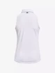 Camicia da donna Under Armour  Zinger Sleeveless Polo White