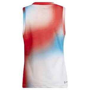 Canotta da bambina adidas  Match Tank White/Red