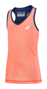 Canotta da bambina Babolat  Play Tank Top Fluo Strike 12 - 14 anni