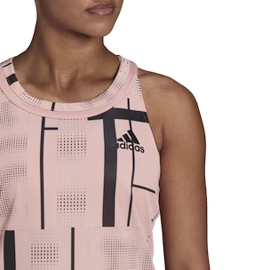 Canotta da donna adidas  Club Graphic Tank Wonder Mauve S