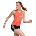 Canotta da donna adidas  Speed Tank orange