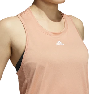 Canotta da donna adidas  Training 3-Stripes Tank Ambient Blush XS