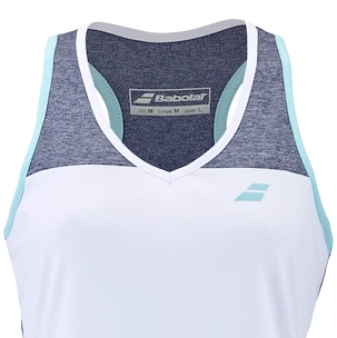 Canotta da donna Babolat  Play Tank Top Women White/Blue