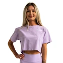 Canotta da donna GymBeam  Limitless Cropped T-shirt Lavender