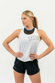 Canotta da donna Nebbia FIT Activewear Tank Top “Airy” with Reflective Logo white