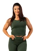 Canotta da donna Nebbia  Organic Cotton Ribbed Tank Top 414 dark green S