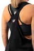 Canotta da donna Nebbia  Sleeveless Loose Cross Back Tank Top "Feeling Good" Black