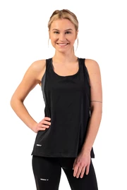 Canotta da donna Nebbia Sleeveless Loose Cross Back Tank Top "Feeling Good" Black