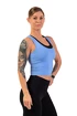 Canotta da donna Nebbia  Sporty Slim-Fit Crop Tank Top 422 light blue