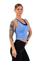 Canotta da donna Nebbia  Sporty Slim-Fit Crop Tank Top 422 light blue