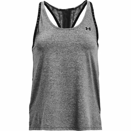 Canotta da donna Under Armour Knockout Mesh Back Tank Grey