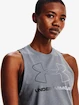 Canotta da donna Under Armour  Live Sportstyle Graphic Tank Steel Medium Heather Gray