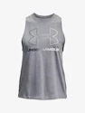 Canotta da donna Under Armour  Live Sportstyle Graphic Tank Steel Medium Heather Gray