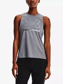 Canotta da donna Under Armour Live Sportstyle Graphic Tank Steel Medium Heather Gray