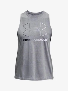 Canotta da donna Under Armour  Live Sportstyle Graphic Tank Steel Medium Heather Gray S