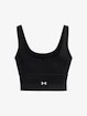 Canotta da donna Under Armour  Meridian Fitted Crop Tank-BLK