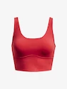 Canotta da donna Under Armour  Meridian Fitted Crop Tank-RED