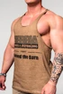 Canotta da uomo Nebbia  Washed-off Oversized Stringer MAX OUT Light Brown