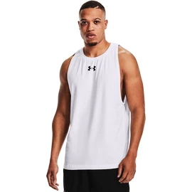 Canotta da uomo Under Armour BASELINE COTTON TANK White