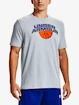 Canotta da uomo Under Armour  BBALL BRANDED WRDMRK SS-GRY L