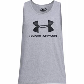 Canotta da uomo Under Armour SPORTSTYLE LOGO TANK grey