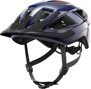 Casco da ciclismo Abus Aduro 3.0 Led Purple Waves S