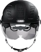 Casco da ciclismo Abus Hyban 2.0 Ace Velvet Black