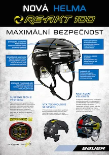 Casco da hockey Bauer RE-AKT 100 Senior