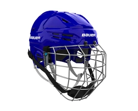 Casco da hockey Bauer RE-AKT 55 Combo Blue Senior