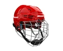 Casco da hockey Bauer RE-AKT 55 Combo Red Senior