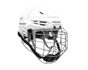 Casco da hockey Bauer RE-AKT 55 Combo White Senior