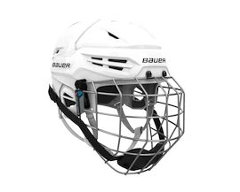 Casco da hockey Bauer RE-AKT 55 Combo White Senior