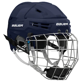 Casco da hockey Bauer RE-AKT 65 Combo Navy Senior