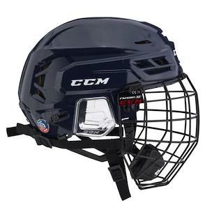 Casco da hockey CCM Tacks 210 Combo Dark Blue Senior